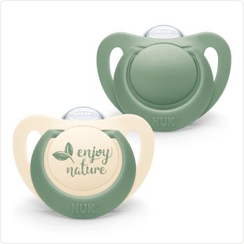 Set de 2 Chup. NUK for NATURE 0-6 meses Verde