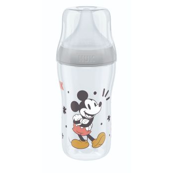 Mamadera Perfect Match 260 ml Cont de Temp MICKEY MOUSE Roja