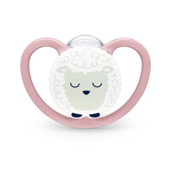 Set de 2 Chup. Space Luminoso 0-6m Oveja/Galaxia